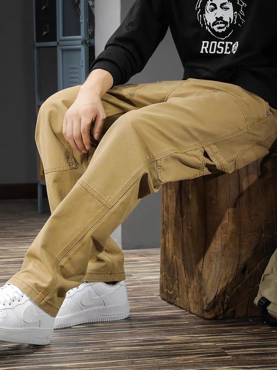 Autumn and winter retro work casual pants